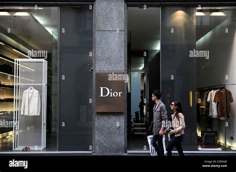 standing infront of dior store milan|christian dior italy.